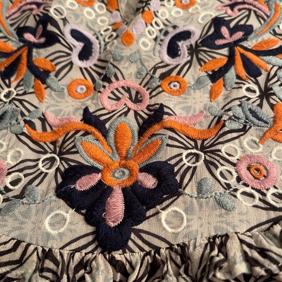 Anthropologie Small Terri Embroidered
Top Floral Detail - Picture 5 of 7